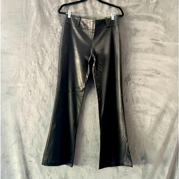 Celyn b. Pants - Celyn b. Black Italian made slight flare leg Pants Slight sheen size Italian 46